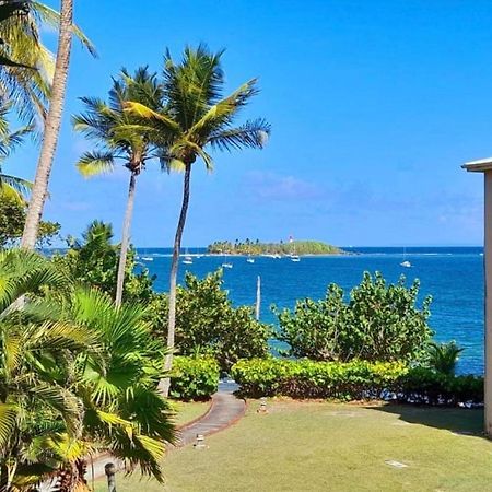 Ilet Bleu Studio Cosy Rdc Vue Mer Et Jardin - Acces Direct Plage Le Gosier  Dış mekan fotoğraf