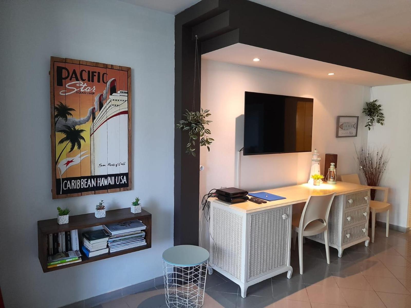 Ilet Bleu Studio Cosy Rdc Vue Mer Et Jardin - Acces Direct Plage Le Gosier  Dış mekan fotoğraf